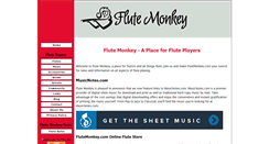 Desktop Screenshot of flutemonkey.com